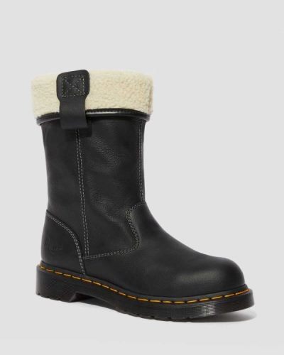 Botas Steel Toe Dr Martens Belsay Newark Cuero Para Mujer DR5911Y